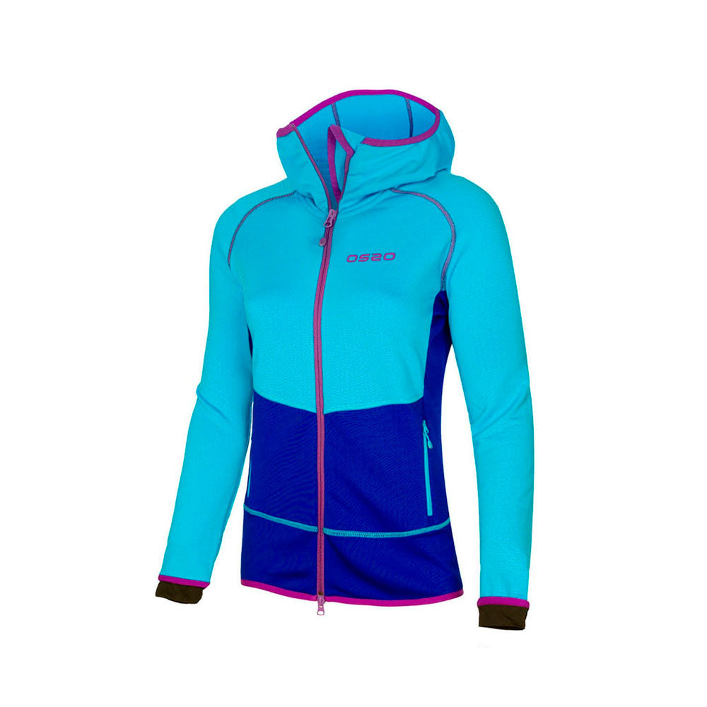 CHAQUETA OS2O POLAIR GRID MUJER AZUL