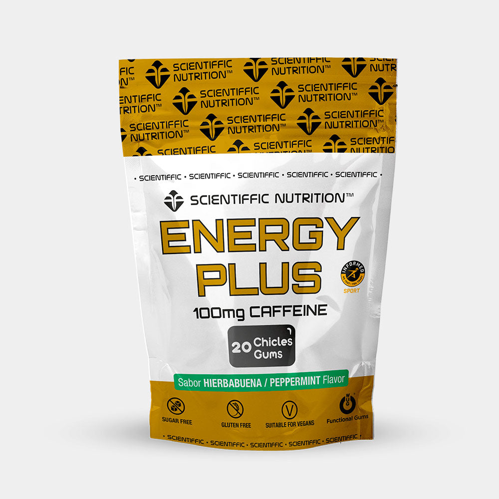CHICLES DE CAFEÍNA SCIENTIFFIC NUTRITION ENERGY PLUS