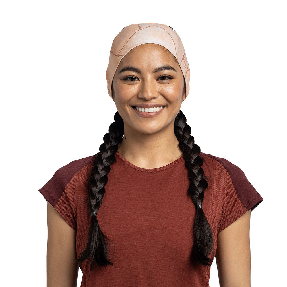 CINTA PARA PELO BUFF COOLNET UV WIDE MOUTAH APRICOT