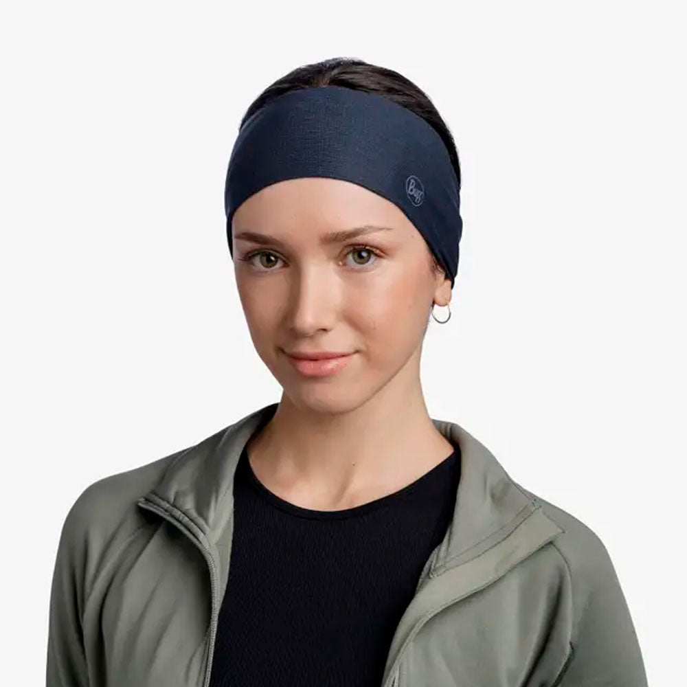 CINTA PARA PELO BUFF COOLNET UV WIDE SOLID NIGHT BLUE