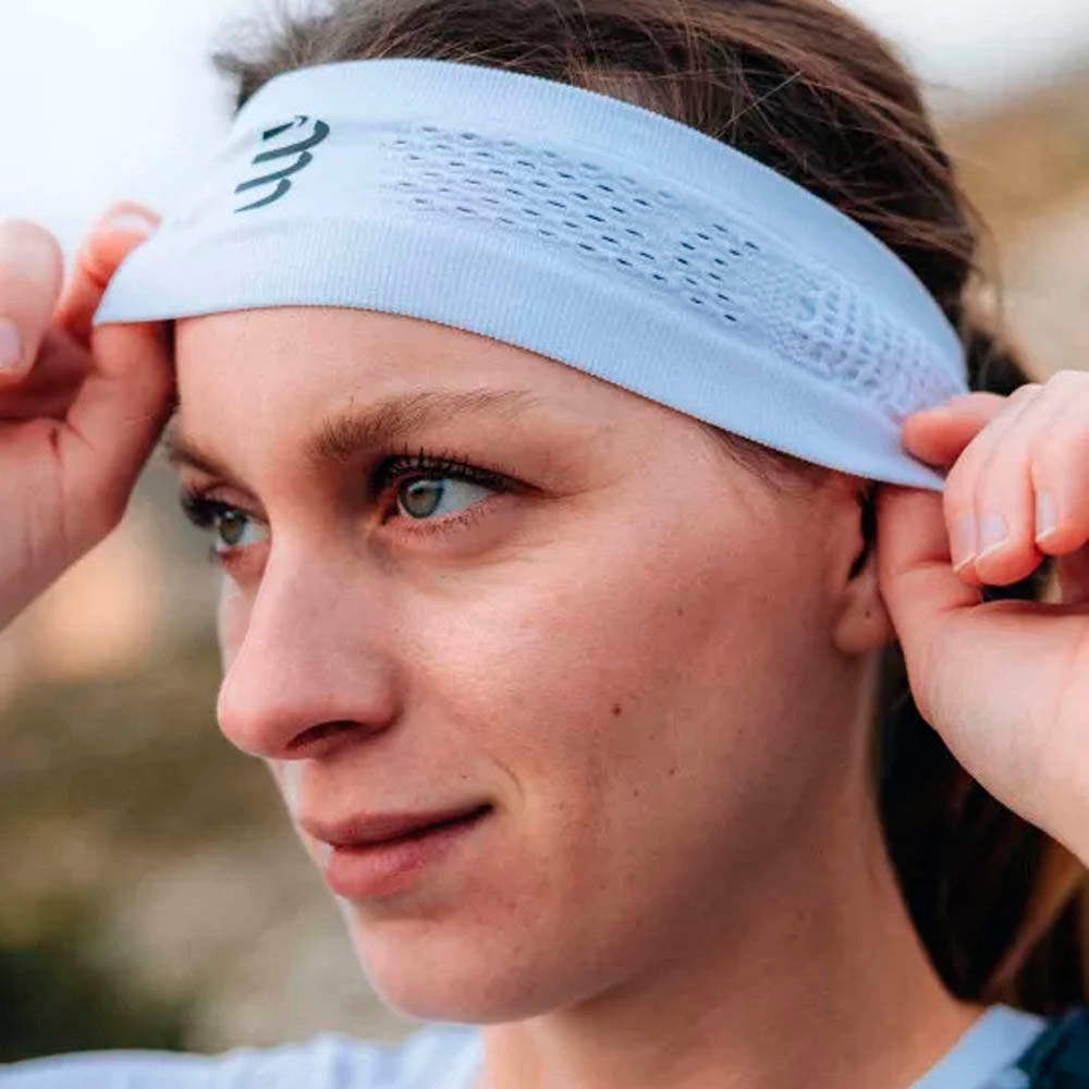 CINTA PARA PELO COMPRESSPORT THIN ON OFF WHITE
