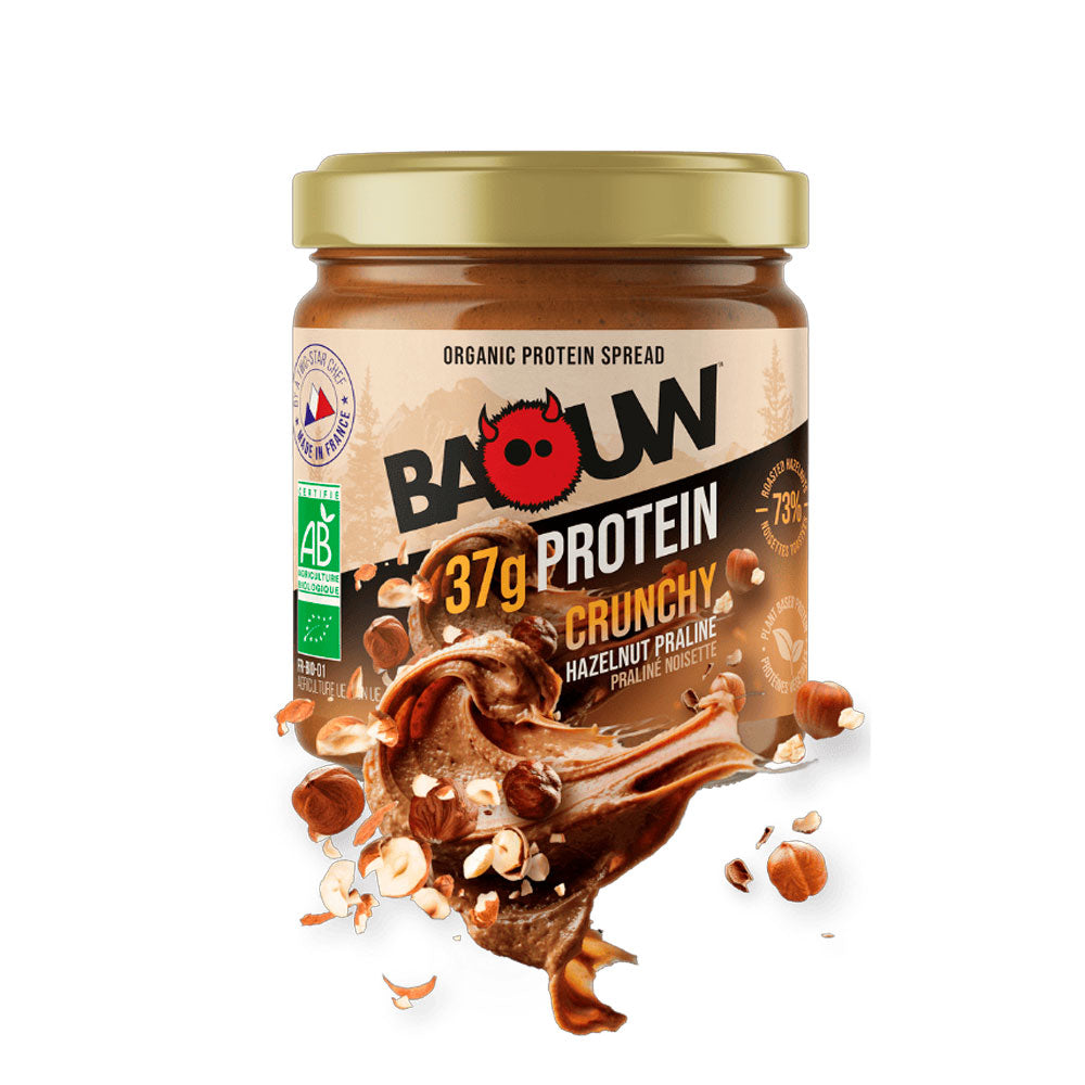 CREMA PROTEICA BAOUW CRUNCHY PRALINÉ Y AVELLANA