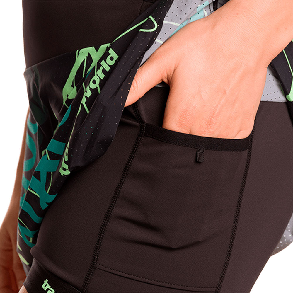 FALDA PANTALÓN TRANGOWORLD ARRUIZ CAVIAR ANTHRACITE