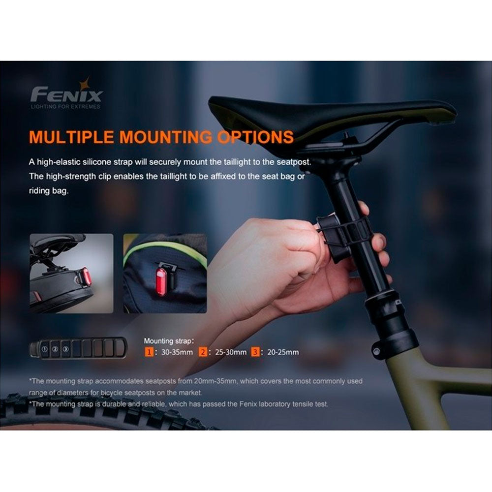 FENIX BC05R V2.0 LUZ ROJA TRASERA PARA RUNNING Y BICI