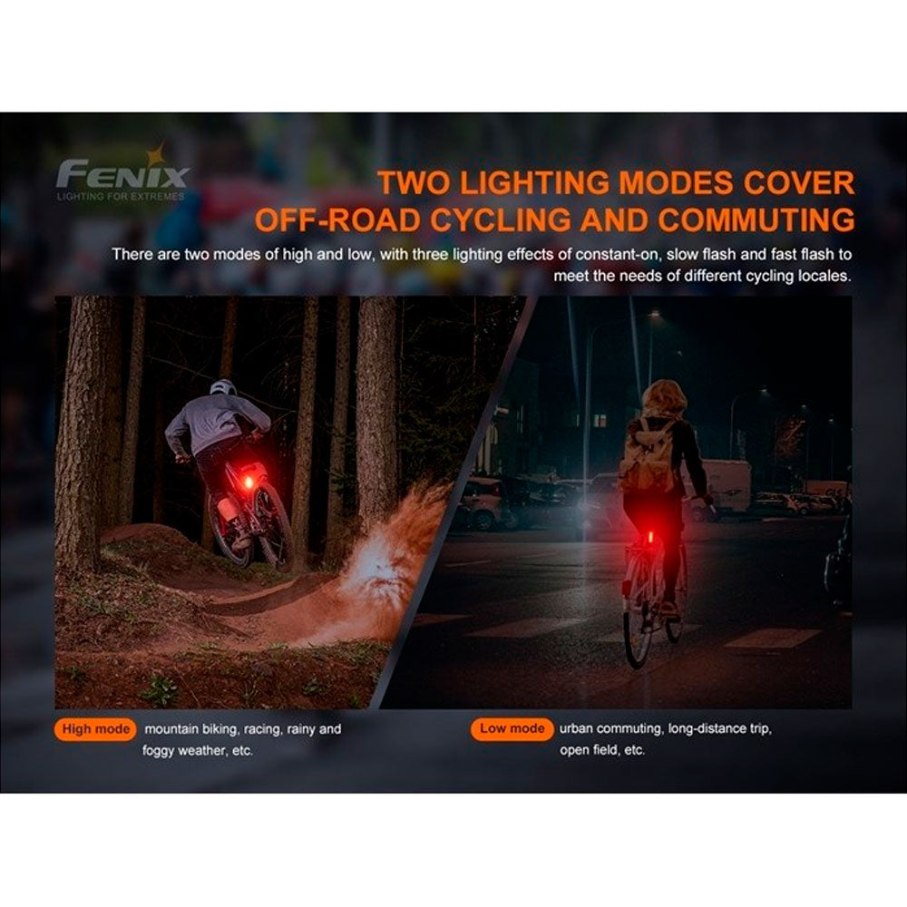 FENIX BC05R V2.0 LUZ ROJA TRASERA PARA RUNNING Y BICI