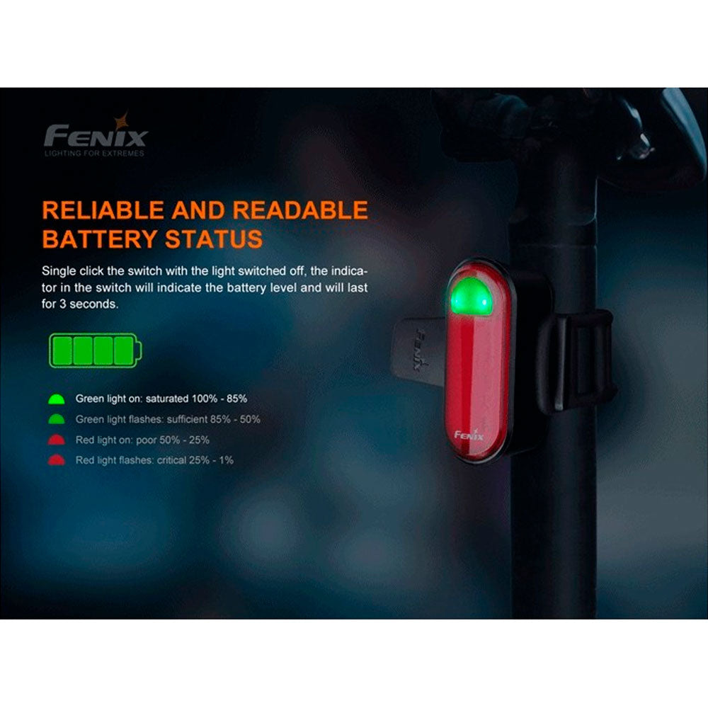 FENIX BC05R V2.0 LUZ ROJA TRASERA PARA RUNNING Y BICI