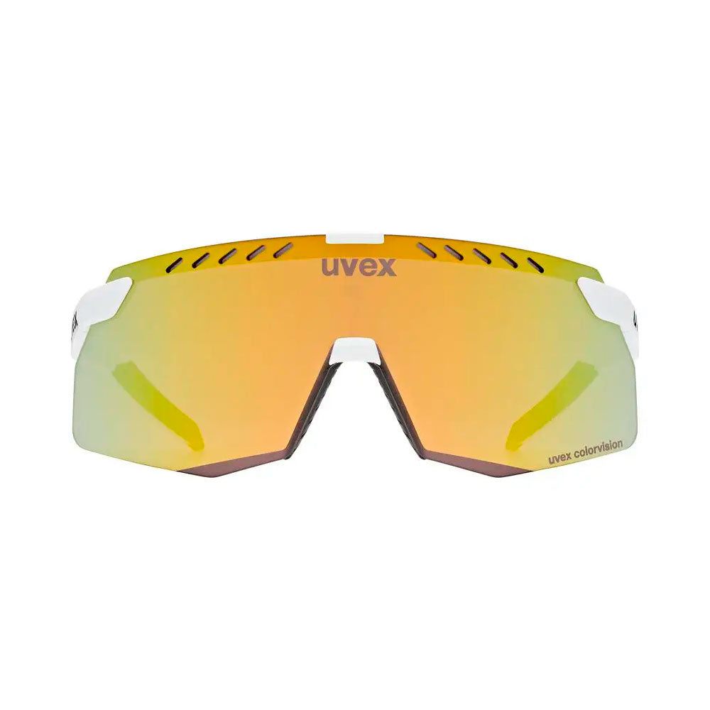 GAFAS DEPORTIVAS UVEX PACE STAGE S CV WHITE MATT / YUMMY YELLOW