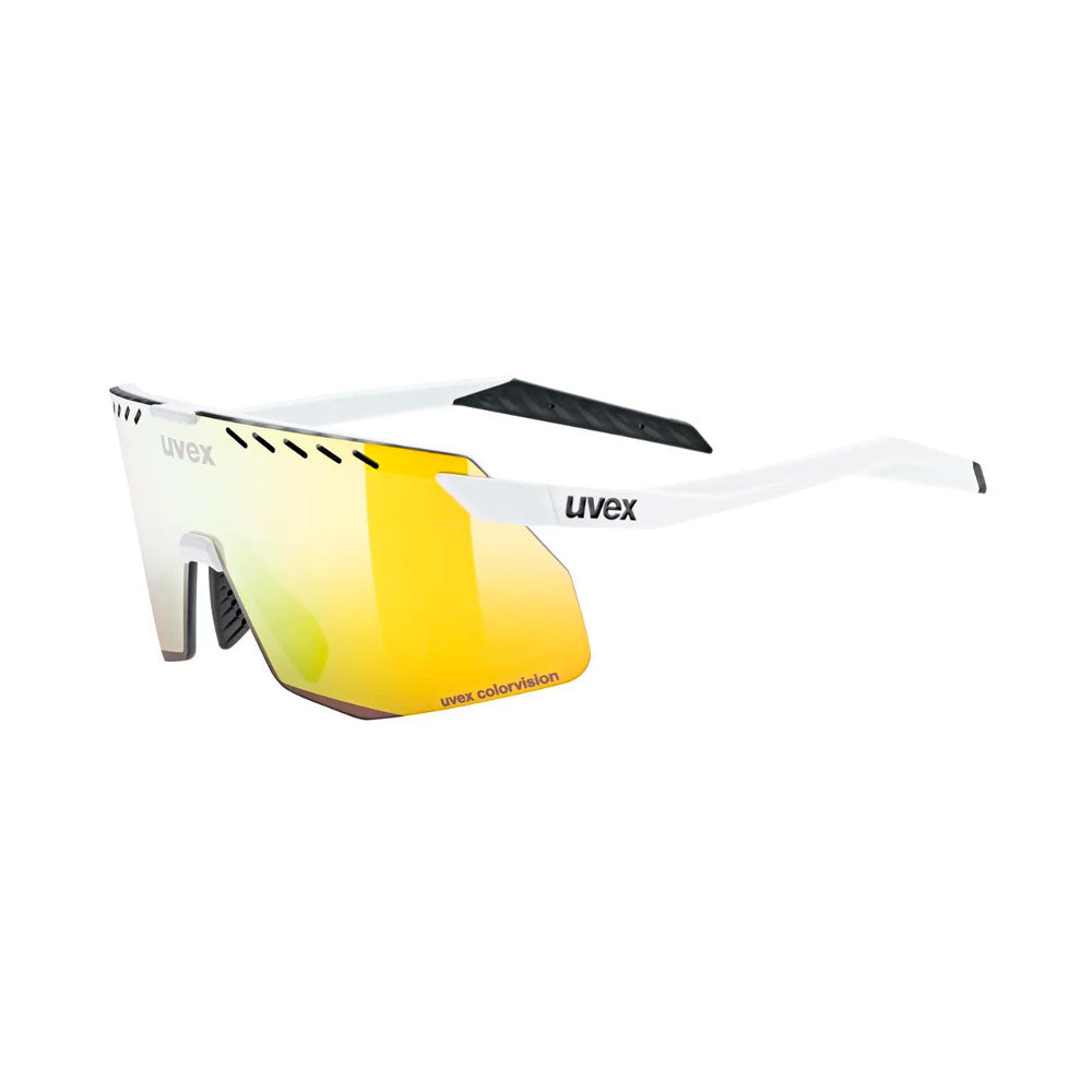 GAFAS DEPORTIVAS UVEX PACE STAGE S CV WHITE MATT / YUMMY YELLOW