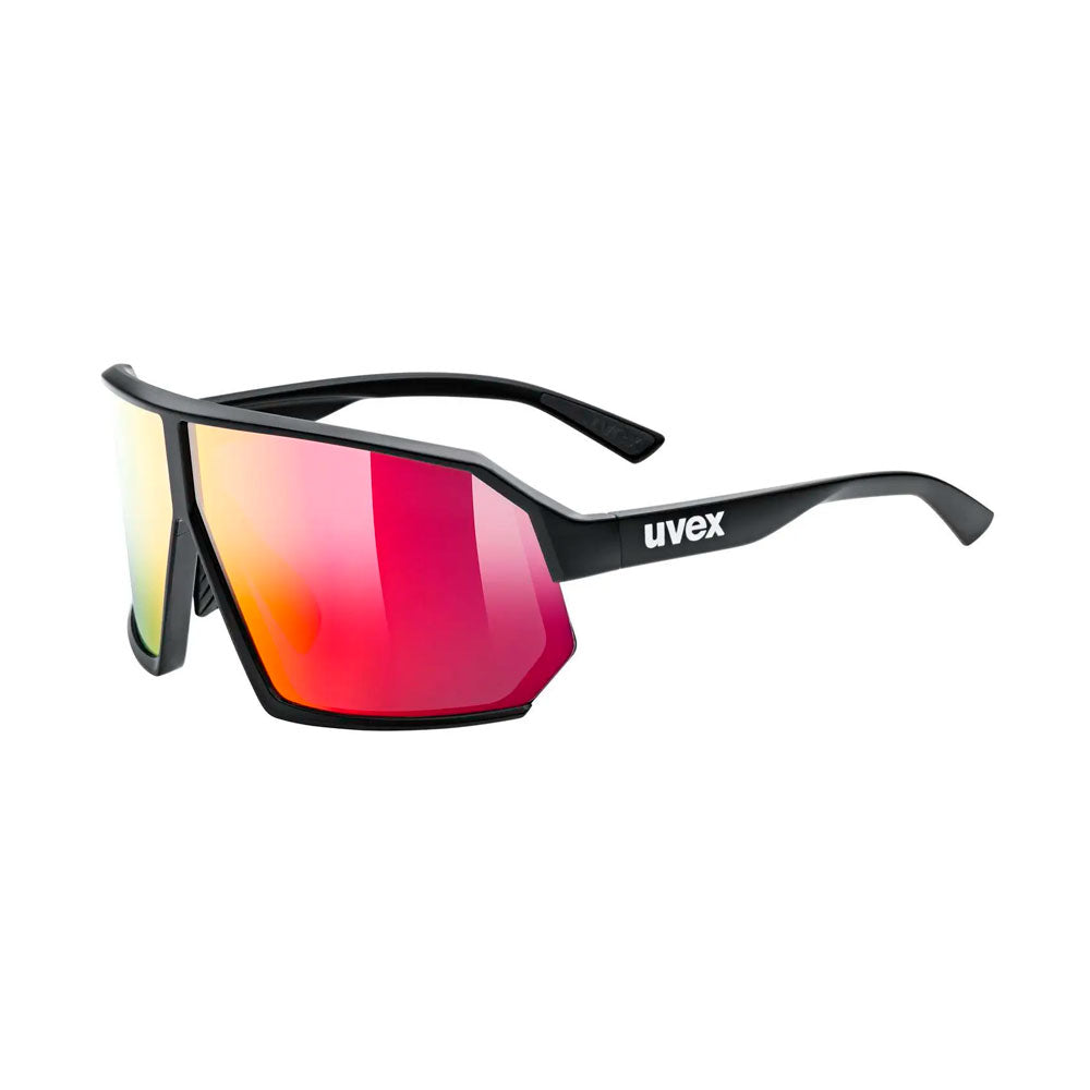 GAFAS DEPORTIVAS UVEX SPORTSTYLE 237 BLACK MATT / MIRROR RED