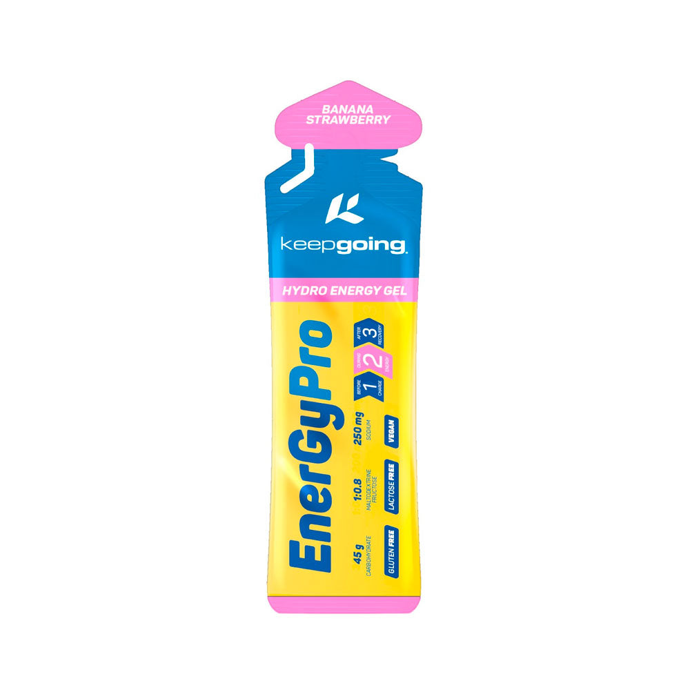 GEL ENERGÉTICO KEEPGOING ENERGYPRO GEL 75GR FRESA PLÁTANO