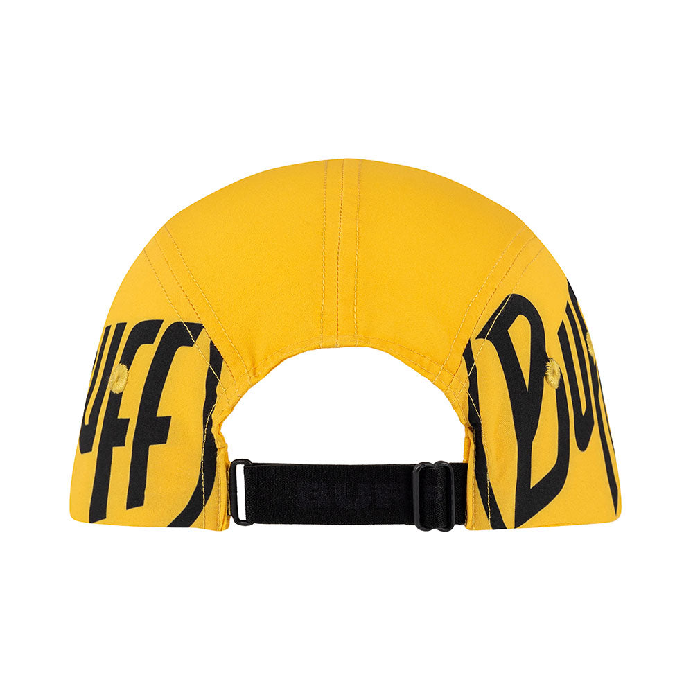 GORRA BUFF 5 PANEL GO LOGO YELLOW