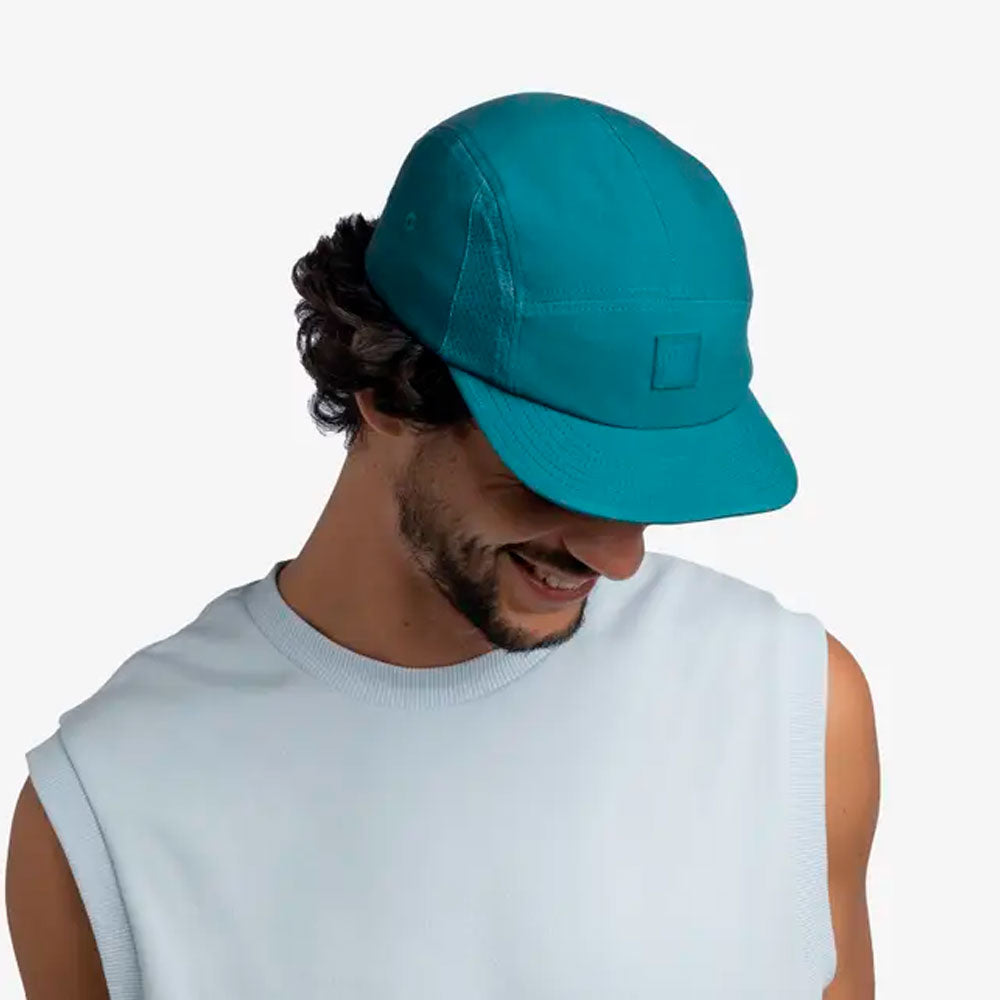 GORRA BUFF 5 PANEL GO SOLID TEAL