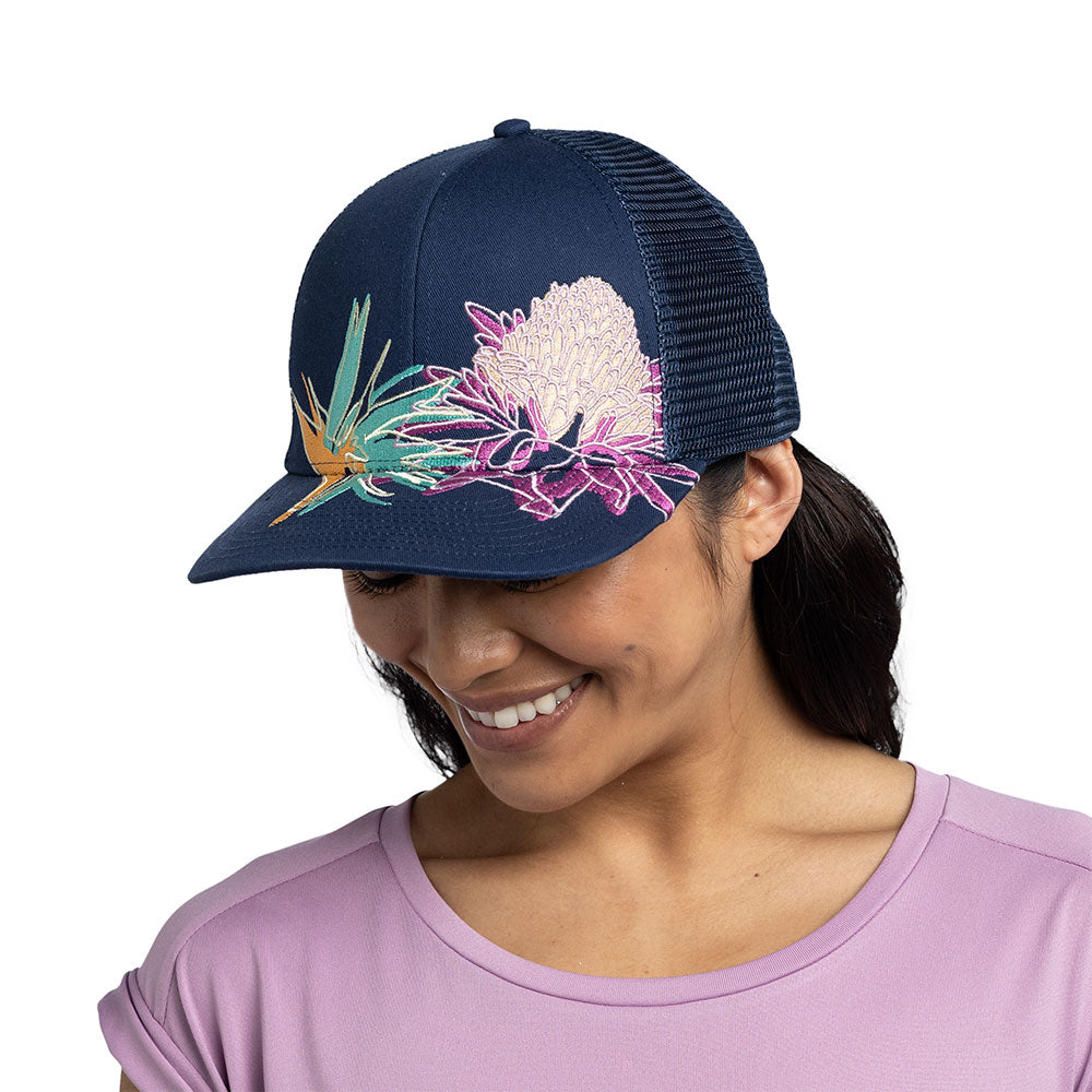 GORRA BUFF EXPLORE TRUCKER SATRY INDIGO