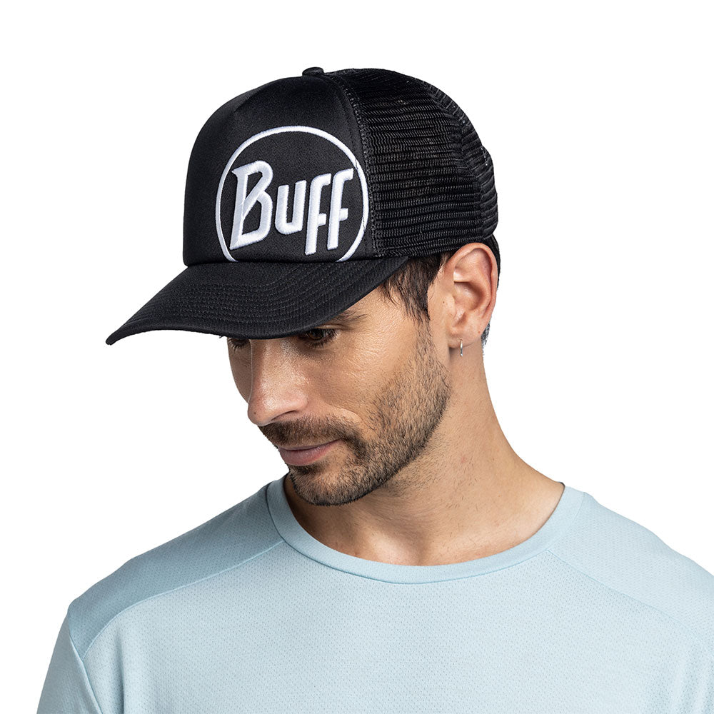 GORRA TRUCKER BUFF LOGO BLACK