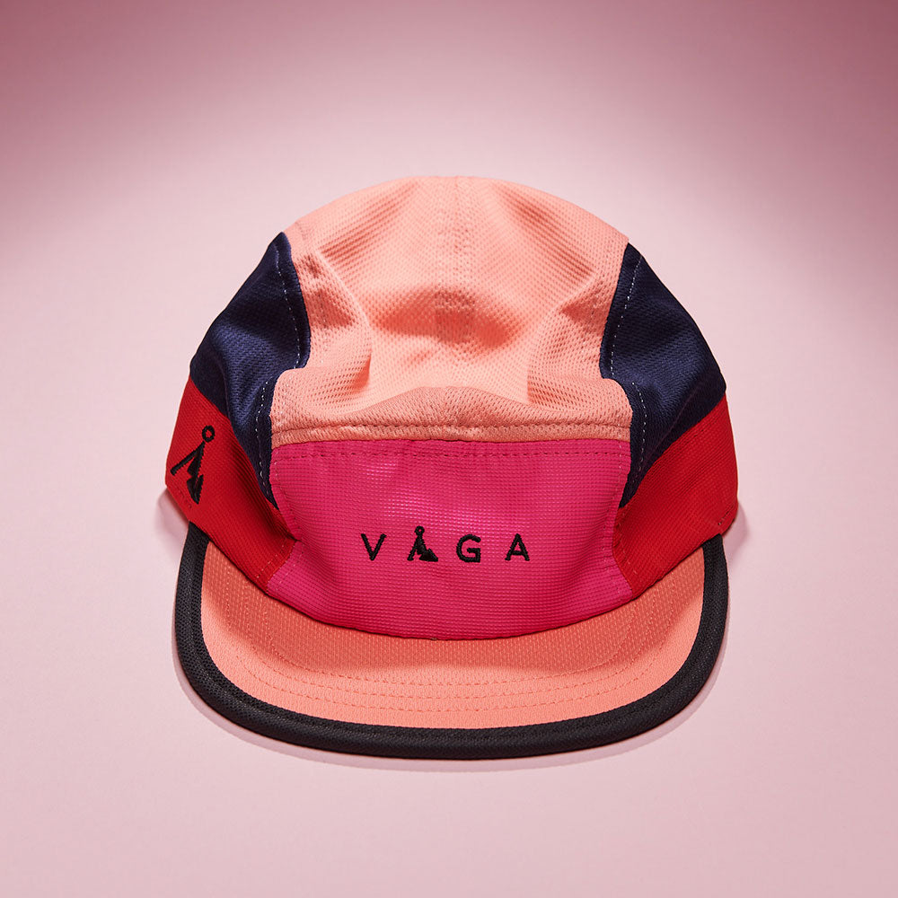 GORRA VÅGA CLUB RED / POSTER PINK / PEACH / NAVY BLUE
