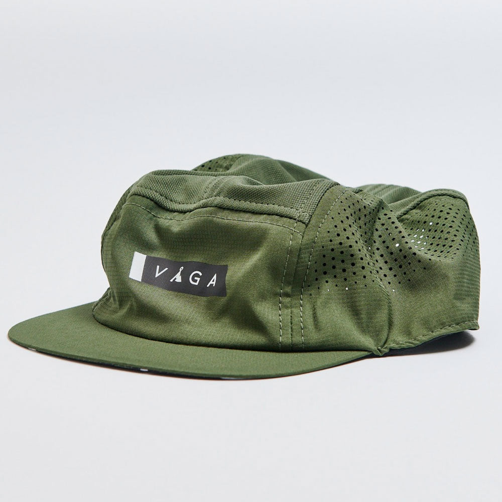 GORRA VÅGA FEATHER RACING UTILITY GREEN / BLACK