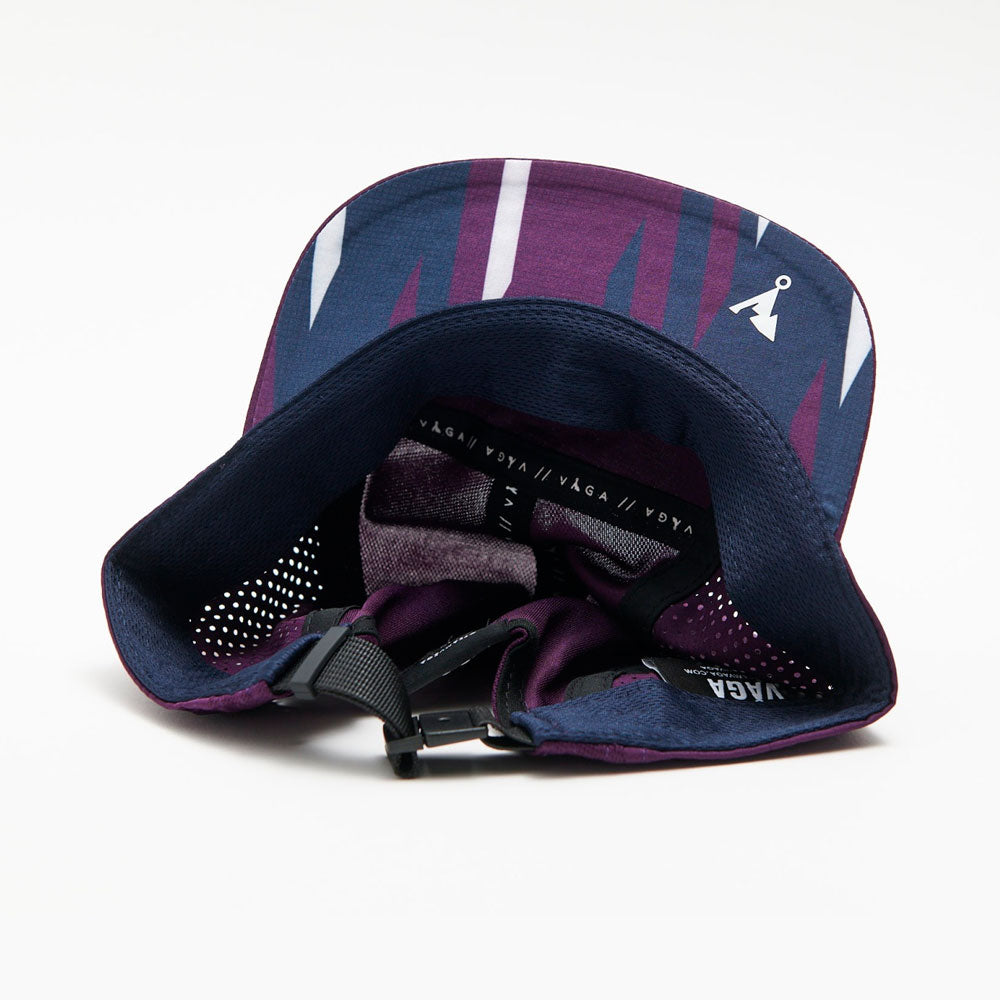 GORRA VÅGA FEATHER RACING PLUM / NAVY BLUE