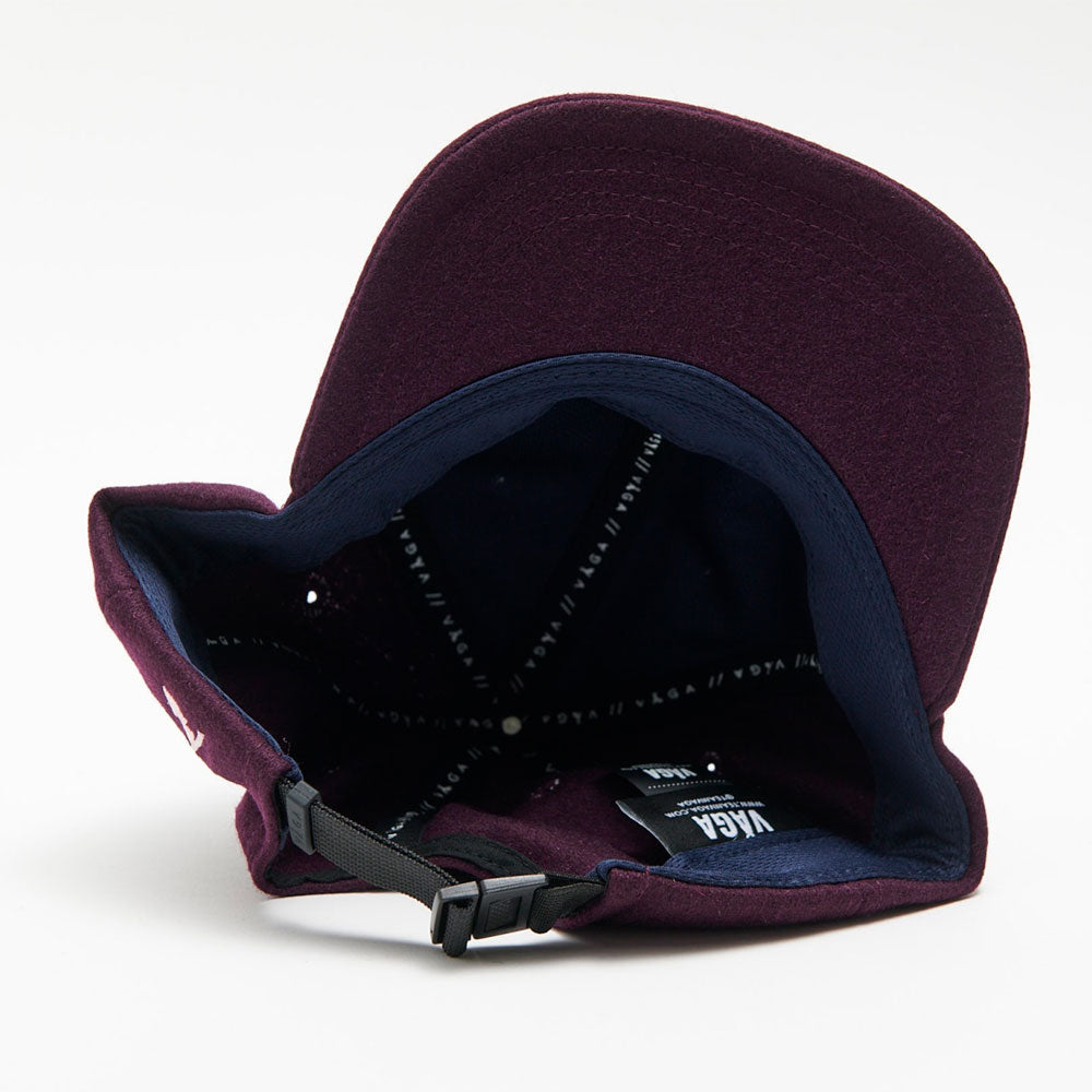 GORRA VÅGA FELT PLUM