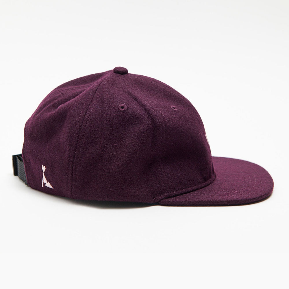 GORRA VÅGA FELT PLUM