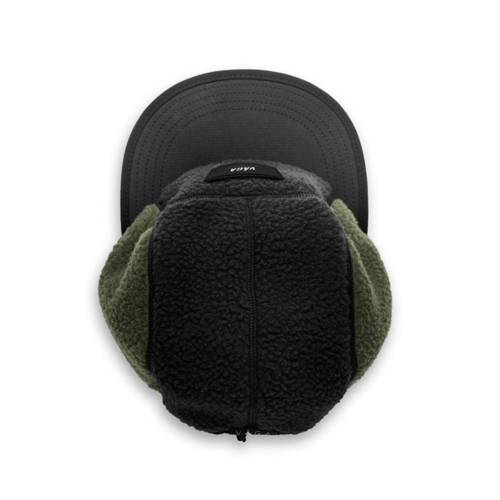 GORRA VÅGA TEDDY FLEECE BLACK / UTILITY GREEN