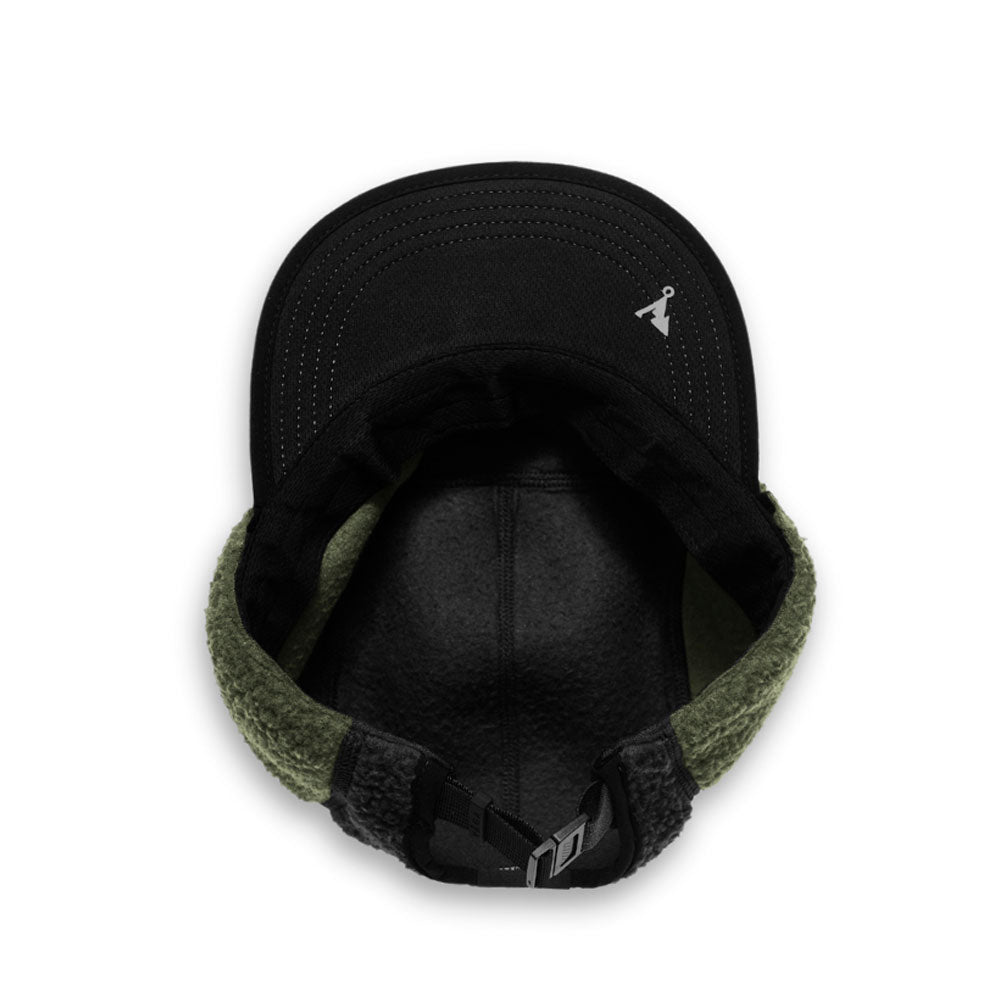 GORRA VÅGA TEDDY FLEECE BLACK / UTILITY GREEN