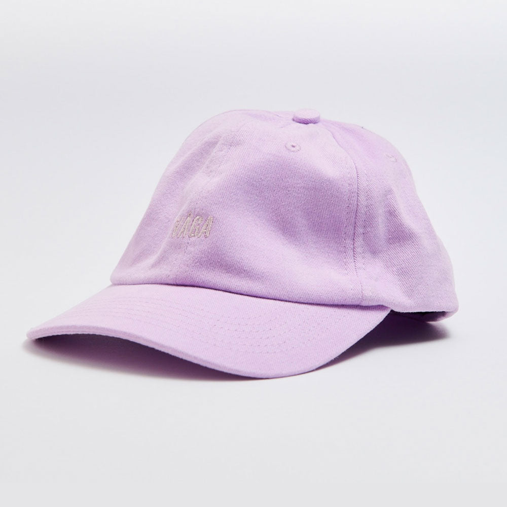 GORRA VÅGA WASHED COTTON LILAC / NAVY BLUE