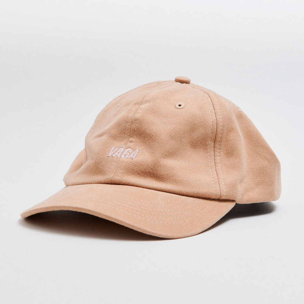 GORRA VÅGA WASHED COTTON SAND / NAVY BLUE