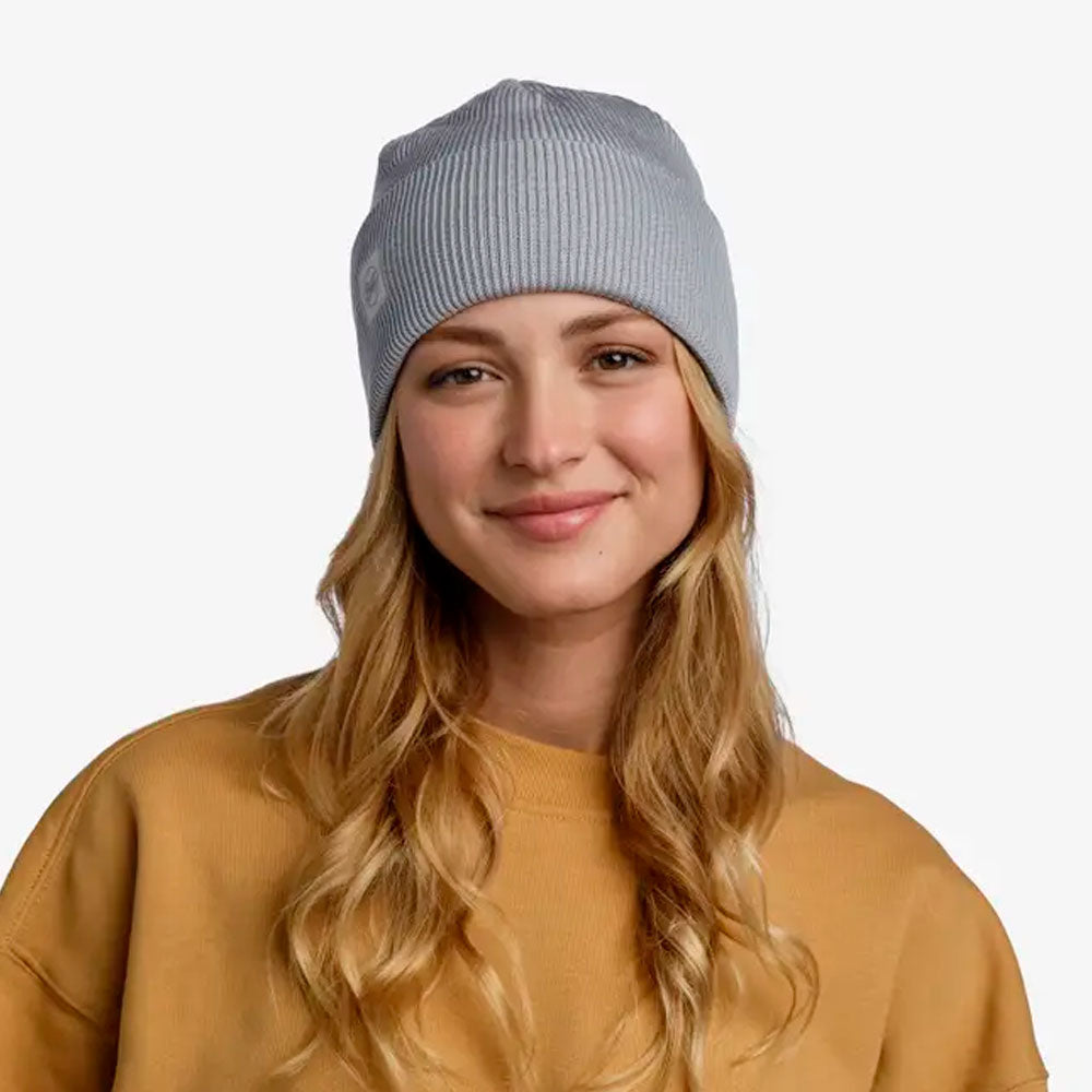 GORRO BUFF CROSSKNIT SOLID LIGHT GREY
