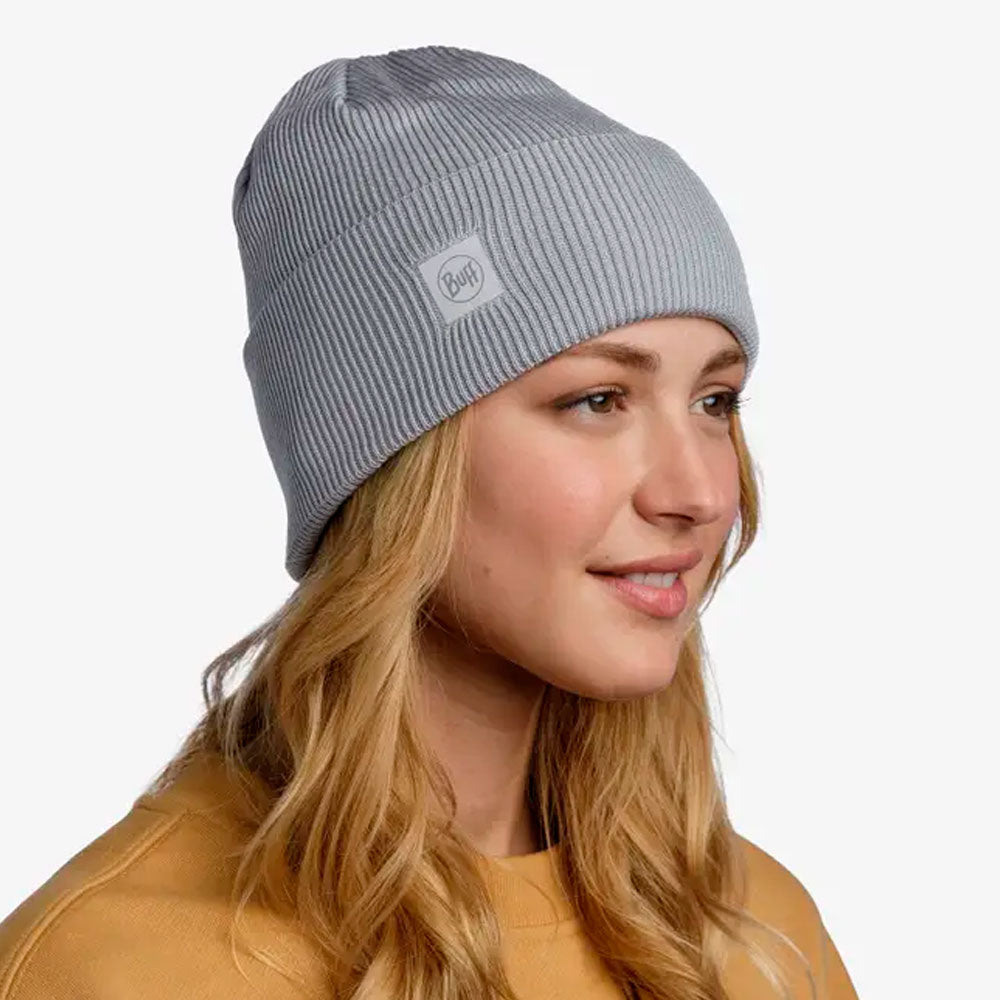 GORRO BUFF CROSSKNIT SOLID LIGHT GREY