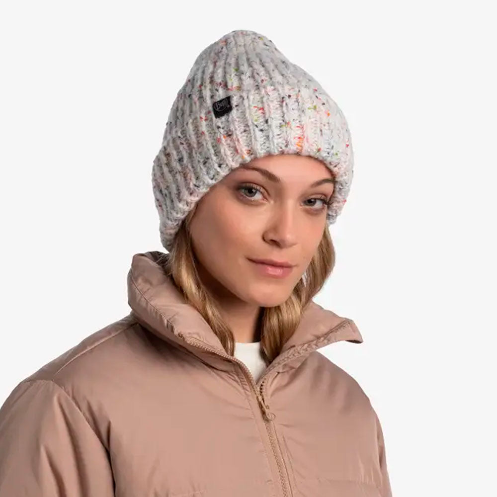 GORRO BUFF KNITTED & FLEECE KIM WHITE