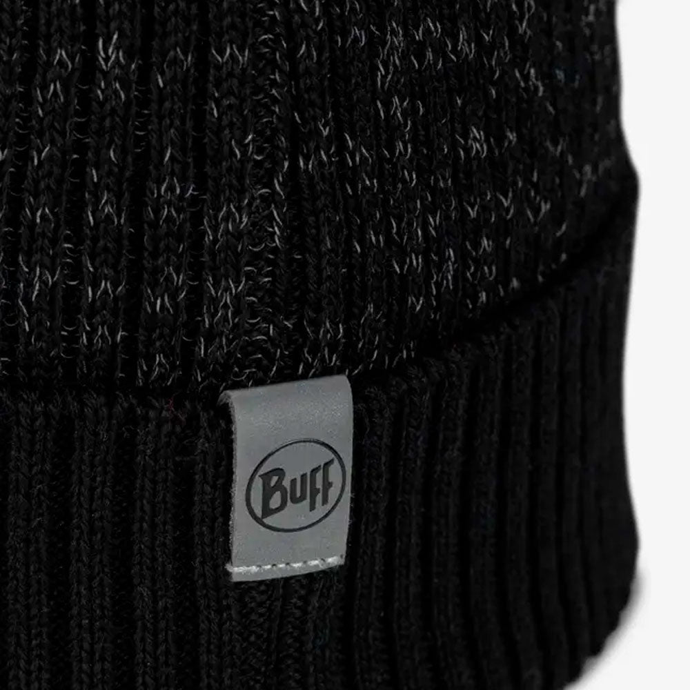 GORRO BUFF MERINO ACTIVE SOLID BLACK