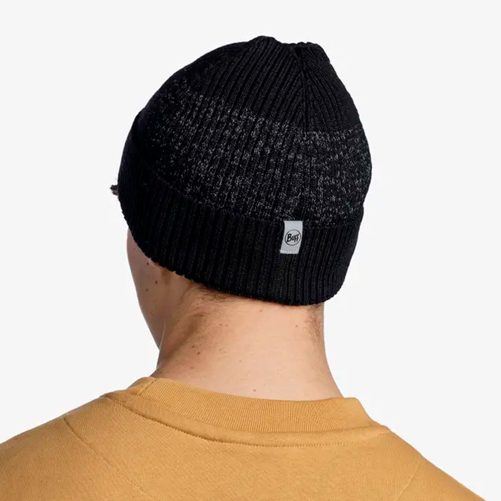GORRO BUFF MERINO ACTIVE SOLID BLACK