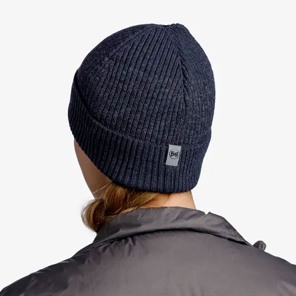 GORRO BUFF MERINO ACTIVE SOLID NIGHT BLUE