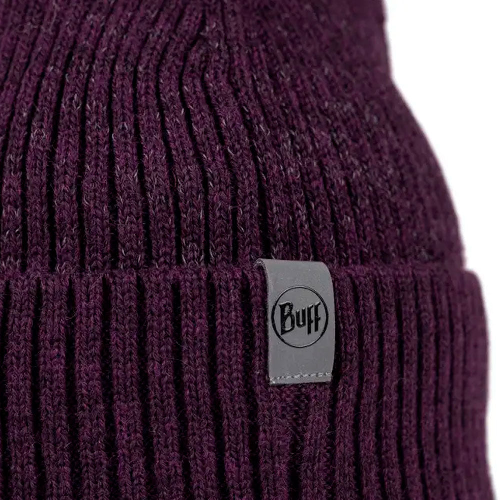 GORRO BUFF MERINO ACTIVE SOLID SHADOW PURPLE
