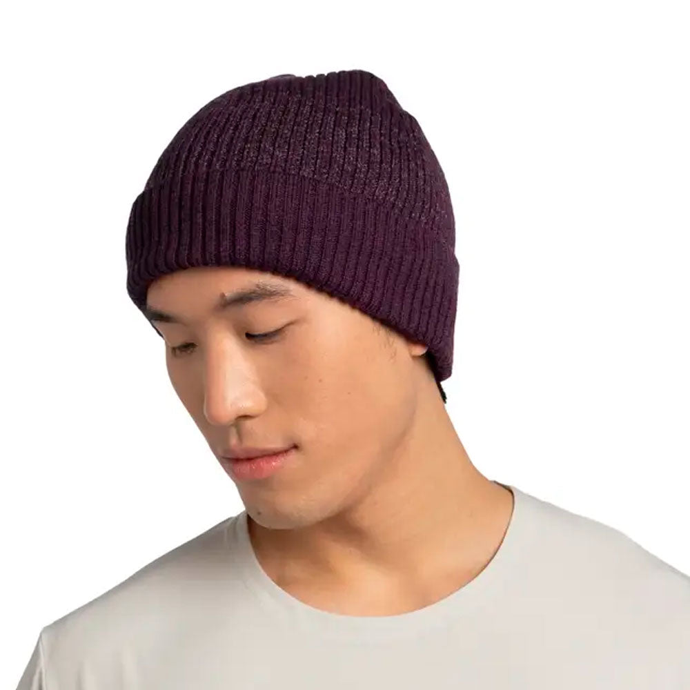 GORRO BUFF MERINO ACTIVE SOLID SHADOW PURPLE