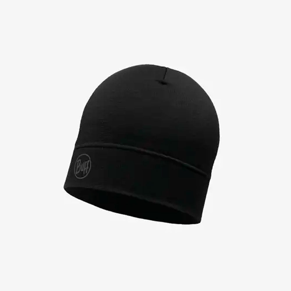 GORRO BUFF MERINO LIGHTWEIGHT SOLID BLACK