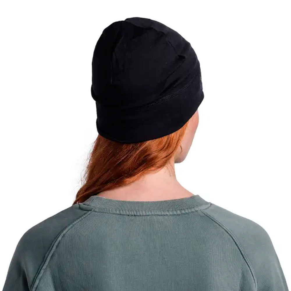 GORRO BUFF MERINO LIGHTWEIGHT SOLID BLACK