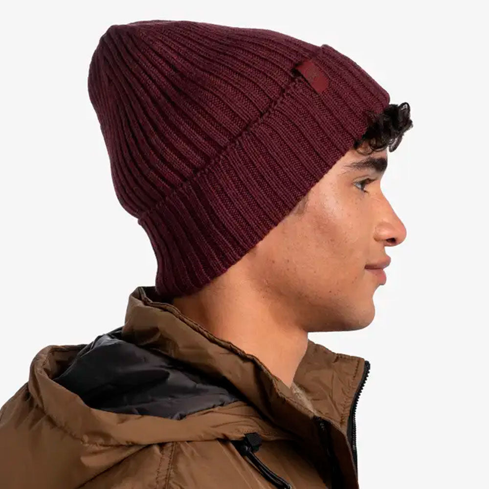 GORRO BUFF MERINO NORVAL MAROON