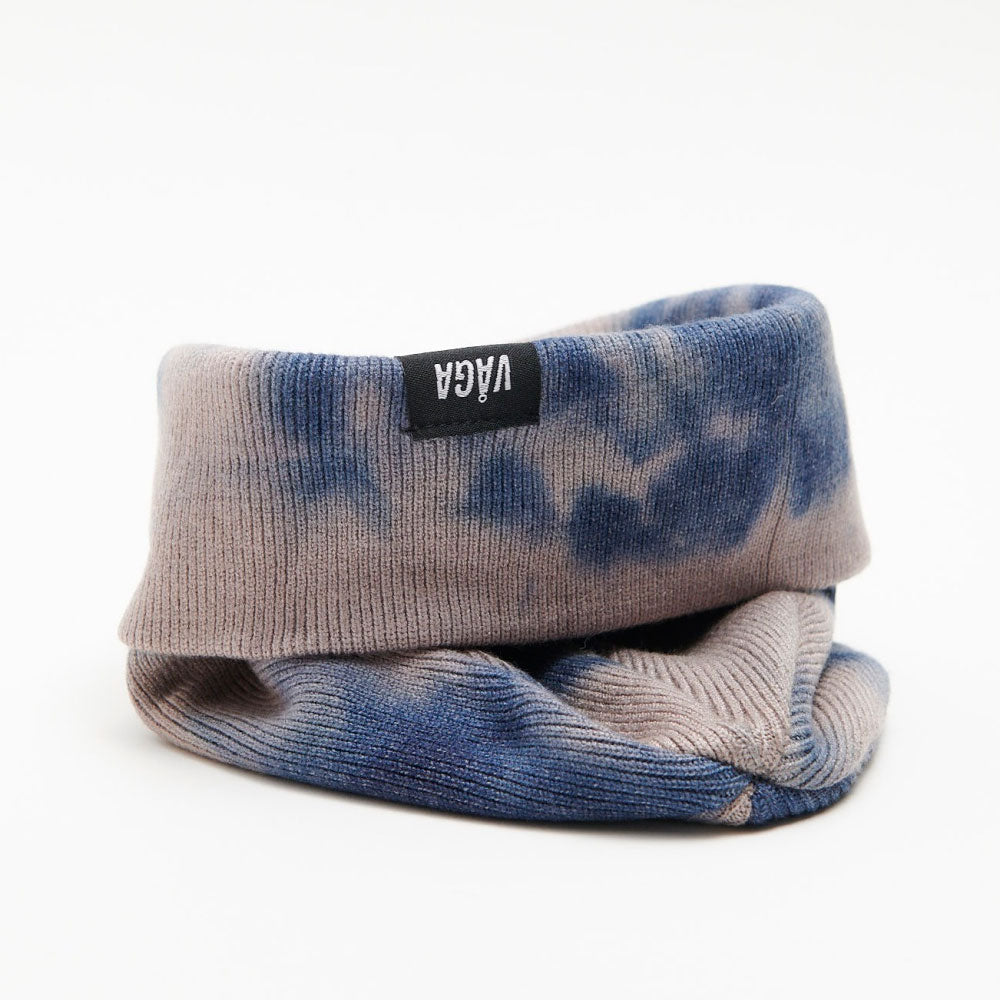 GORRO VÅGA FINE RIB TIE DYE NAVY BLUE / DARK TAUPE