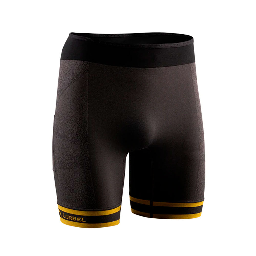 MALLA LURBEL SAMBA SPIRIT SHORTS GRIS MARENGO AMARILLO ÁMBAR
