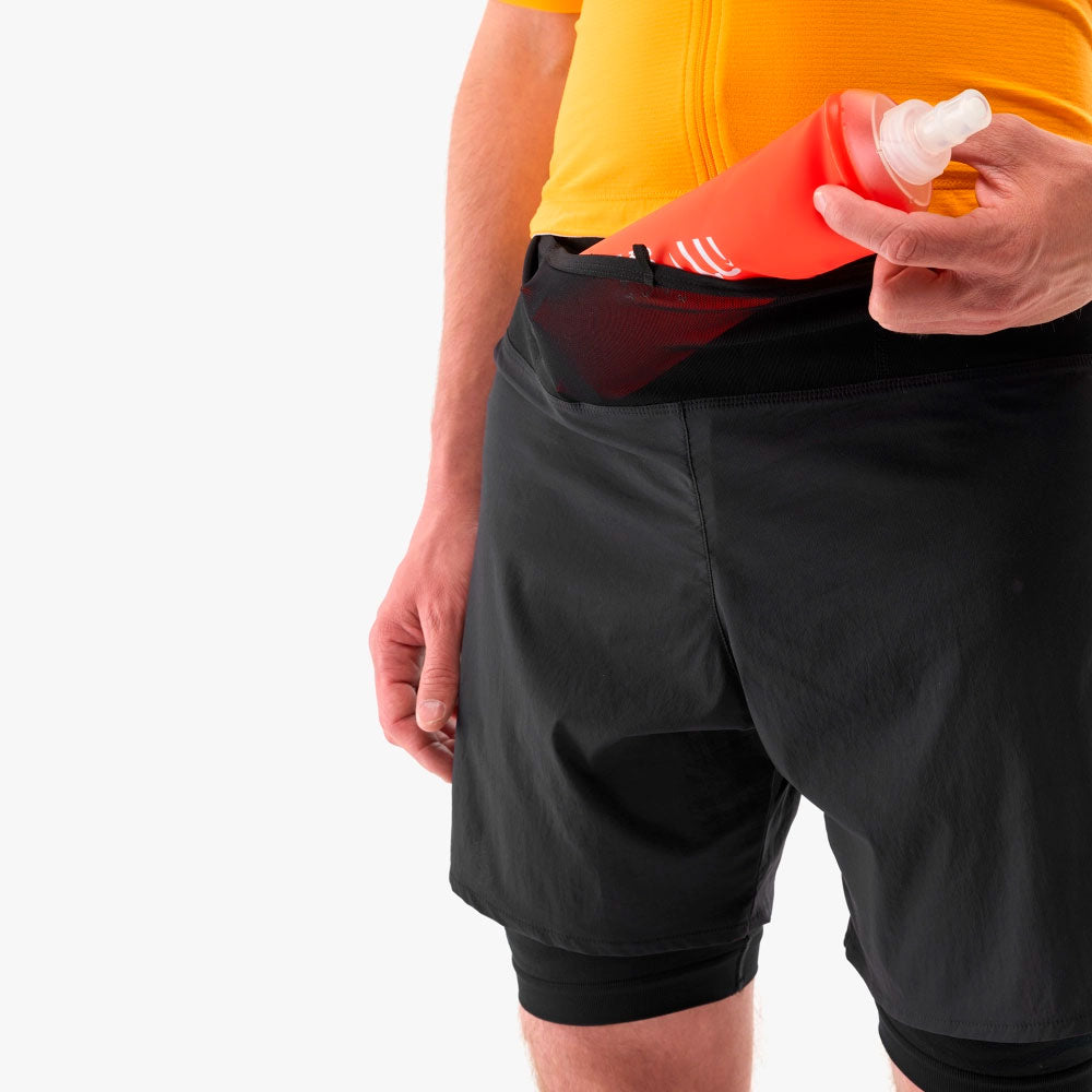 MALLA PANTALÓN COMPRESSPORT TRAIL RACING NEGRO