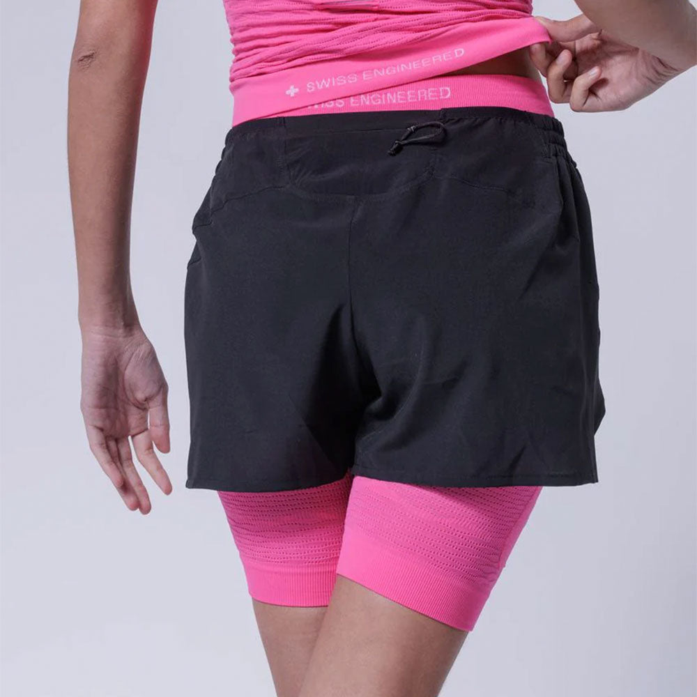 MALLA PANTALÓN X-BIONIC EFFEKTOR MUJER X BLACK NEO PINK