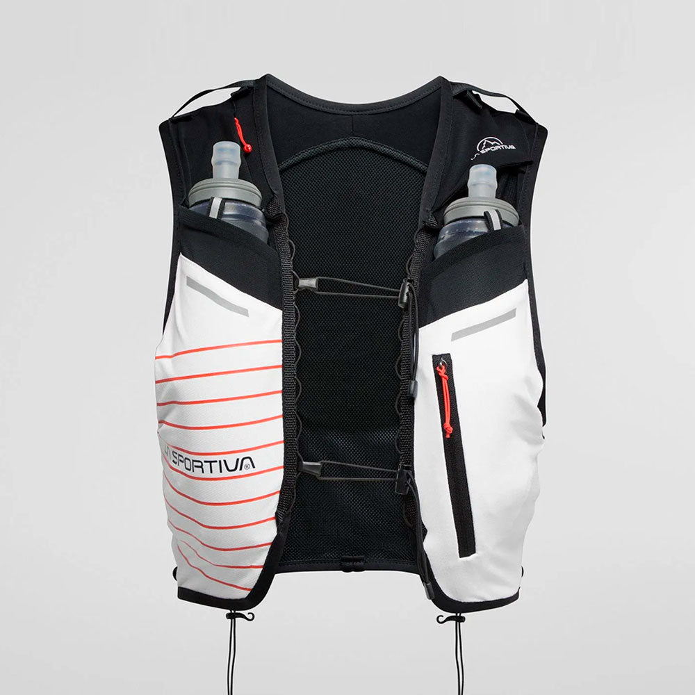 MOCHILA CHALECO LA SPORTIVA TRAIL 5L WHITE CHERRY TOMATO