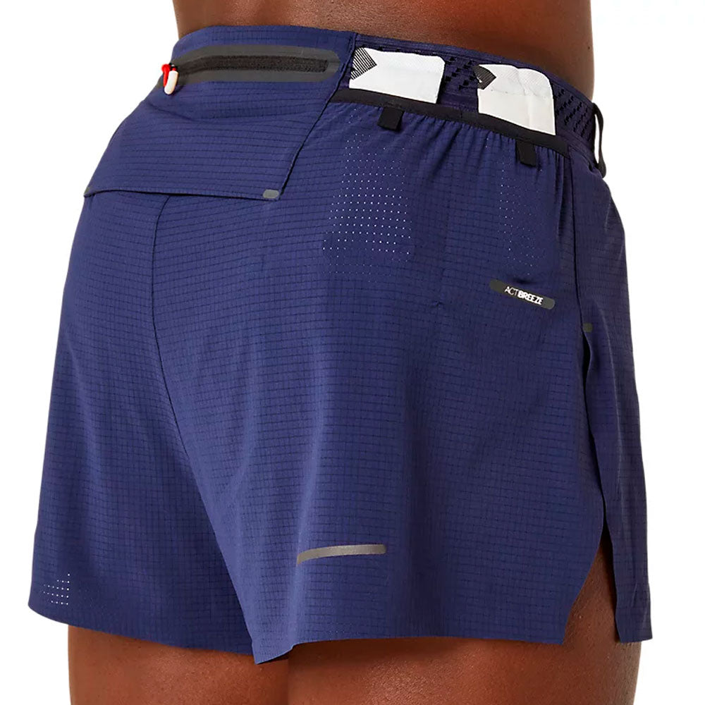 PANTALÓN CORTO ASICS METARUN SPLIT MIDNIGHT