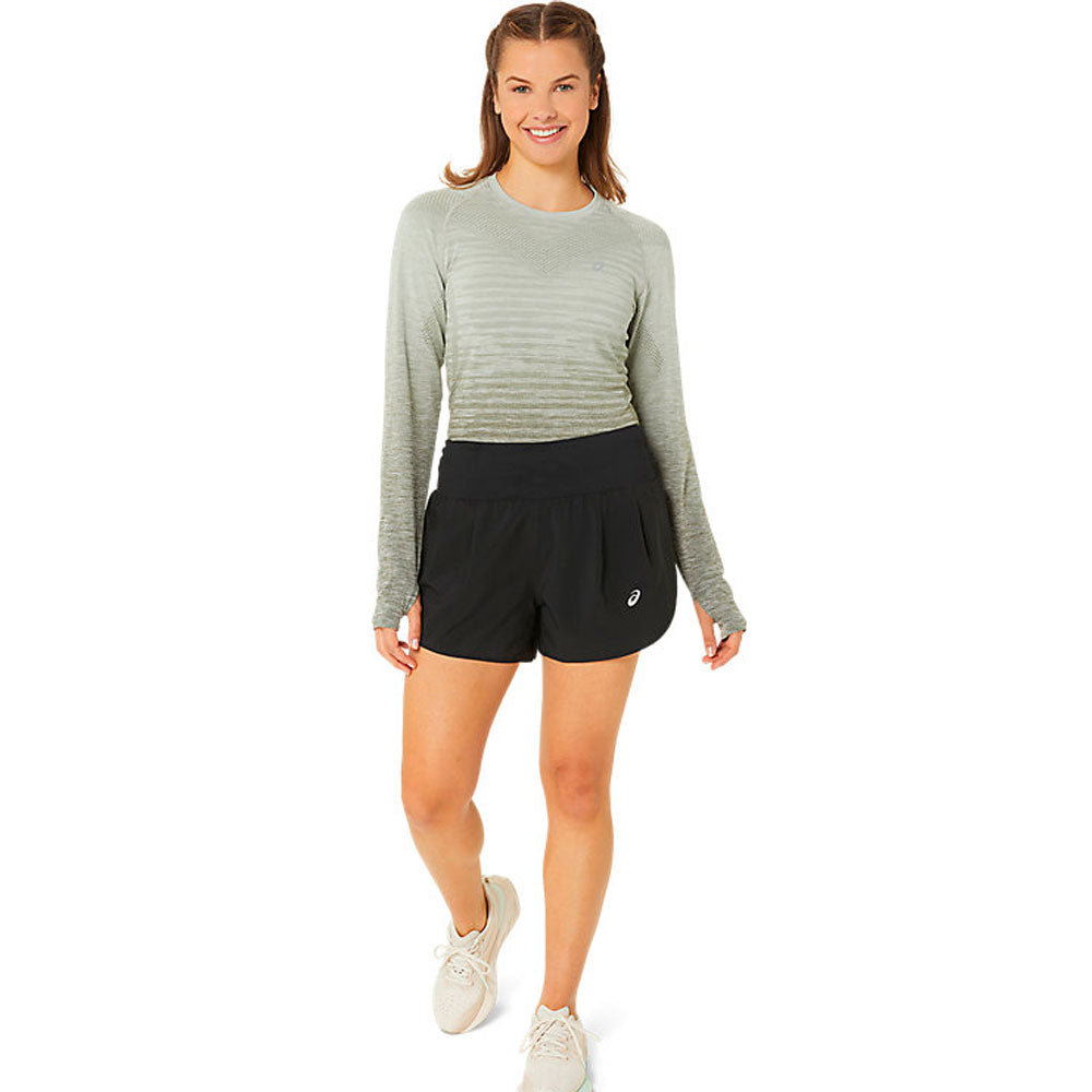 PANTALÓN CORTO ASICS ROAD MUJER NEGRO