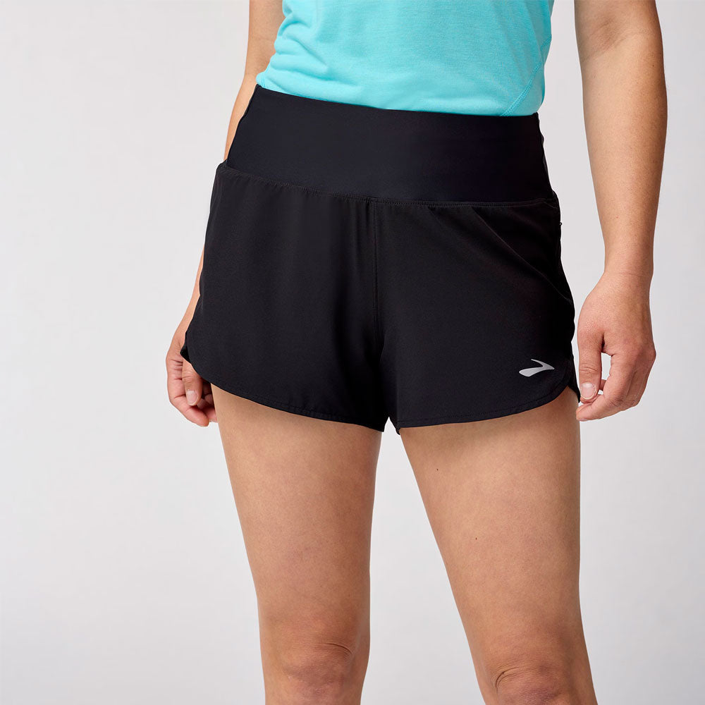 PANTALÓN CORTO BROOKS CHASER 3" NEGRO