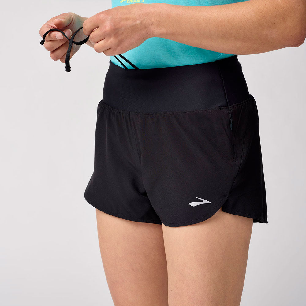 PANTALÓN CORTO BROOKS CHASER 3" NEGRO