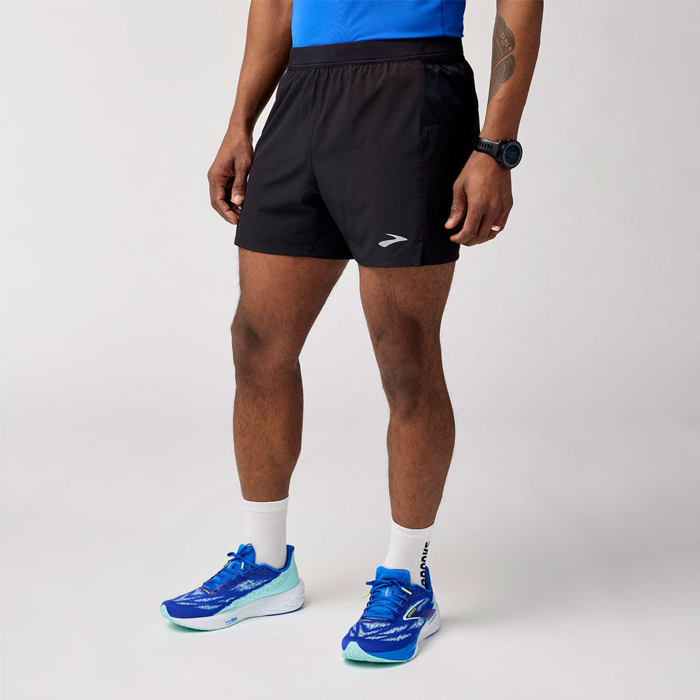 PANTALÓN CORTO BROOKS JOURNEY 3" NEGRO