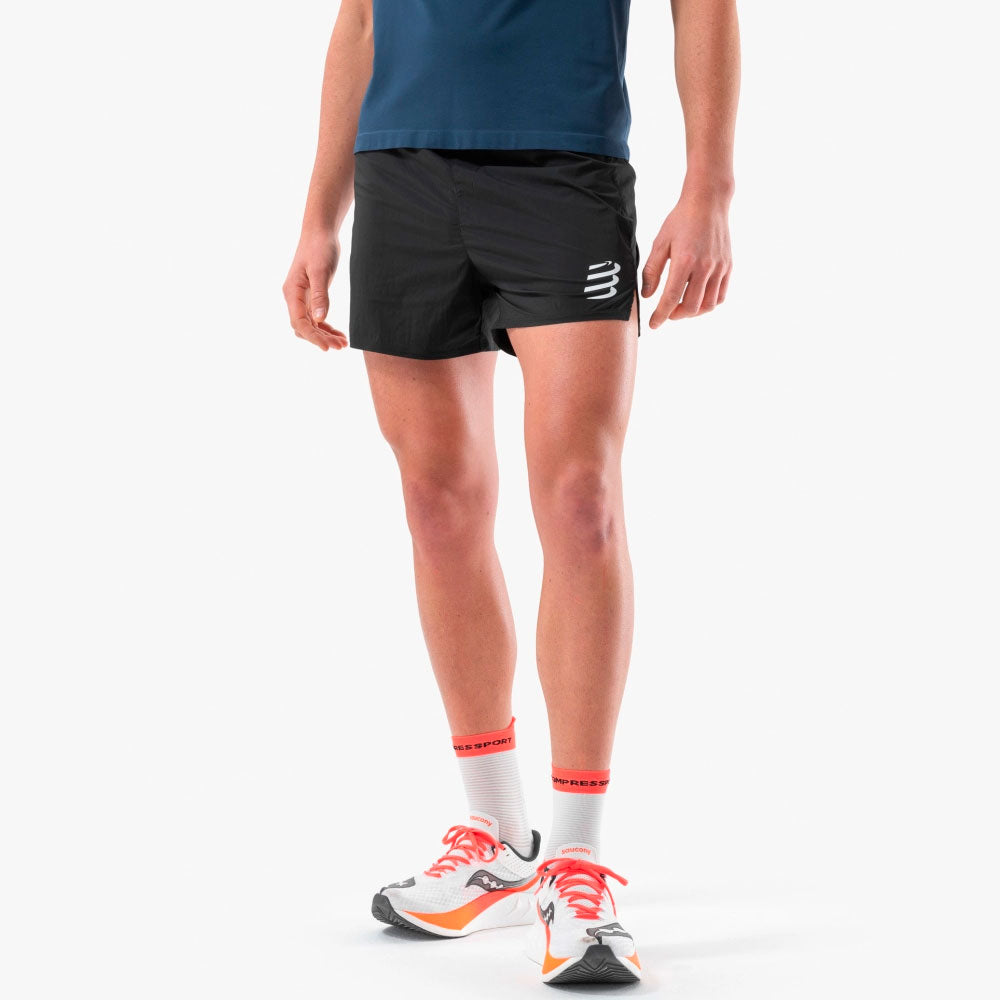 PANTALÓN CORTO COMPRESSPORT PERFORMANCE NEGRO