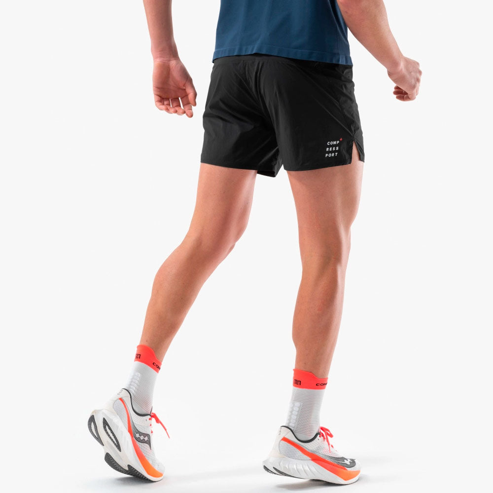 PANTALÓN CORTO COMPRESSPORT PERFORMANCE NEGRO